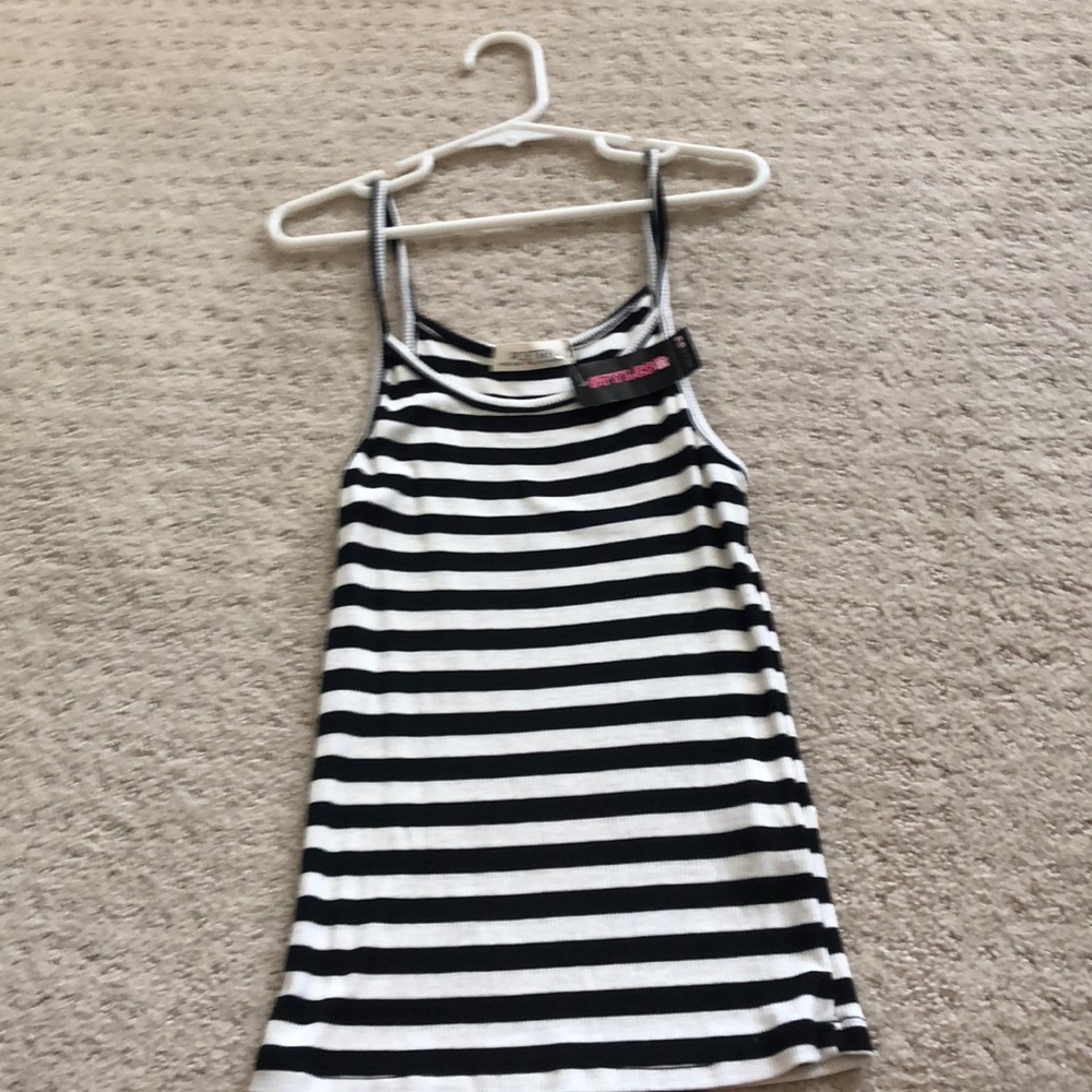 stripped tank top never worn